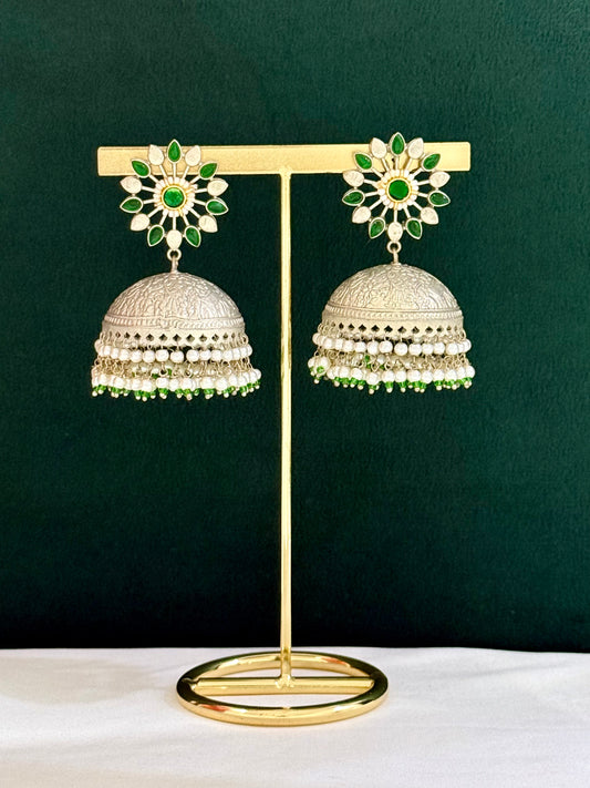 Silver Replica Jhumka